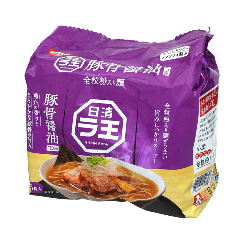 Nissin La King Pork Bone Soy Sauce 5 Meal Pack (6 set)