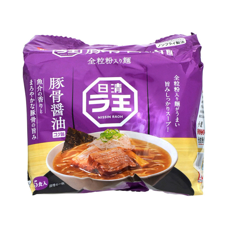 Nissin La King Pork Bone Soy Sauce 5 Meal Pack (6 set)