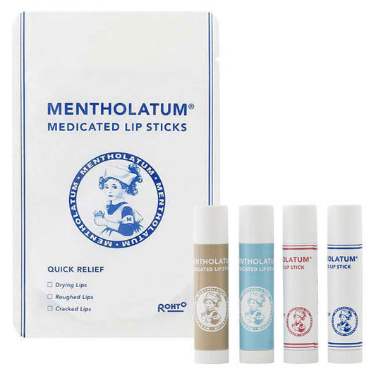 Mentholatum Medicinal Lipstick x 4 Limited Design