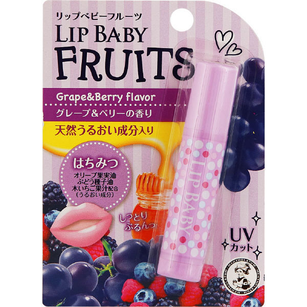 Mentholatum Lip Baby Fruit Grape & Berry Fragrance 4.5g