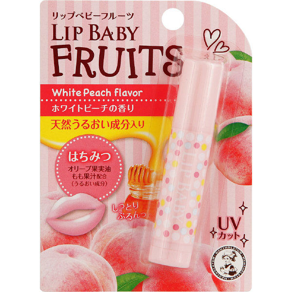 Mentholatum Lip Baby Fruit White Peach Fragrance 4.5g