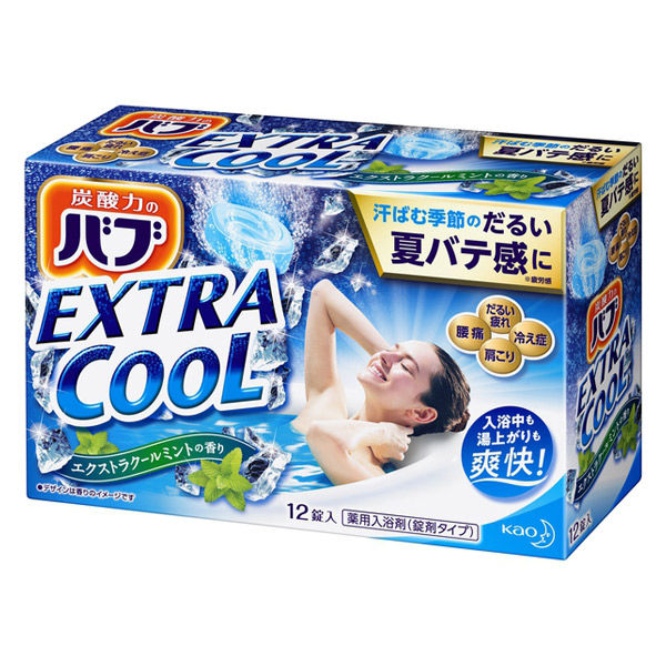 Bab Extra Cool Extra Cool Mint Fragrance 1 Box (12 Tablets)