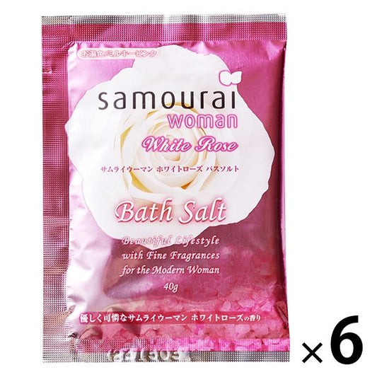 SPR Japan Samurai Woman White Rose Bath Salts 40g x 6