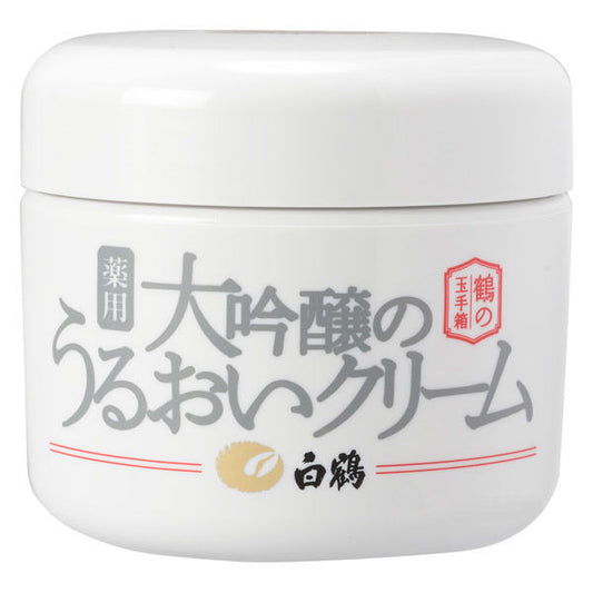 Hakutsuru Sake Brewery Crane Tamatebako Medicinal Daiginjo Moisturizing Cream 90 g