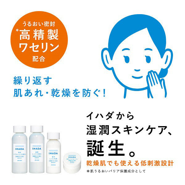 IHADA Medicinal Balm 20g Rough Skin Dry Sensitive Skin Hypoallergenic Highly Purified Vaseline Balm Moist Moisture