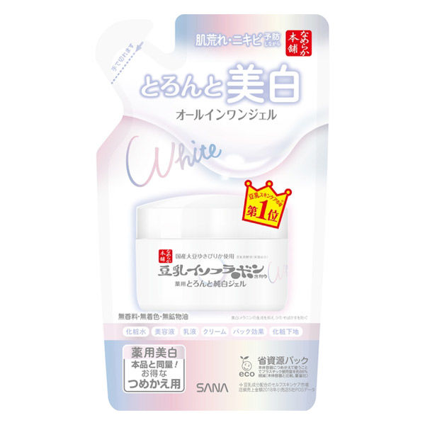 Sana Smooth Honpo Medicinal Whitening and Thick Gel (Refill) 100g