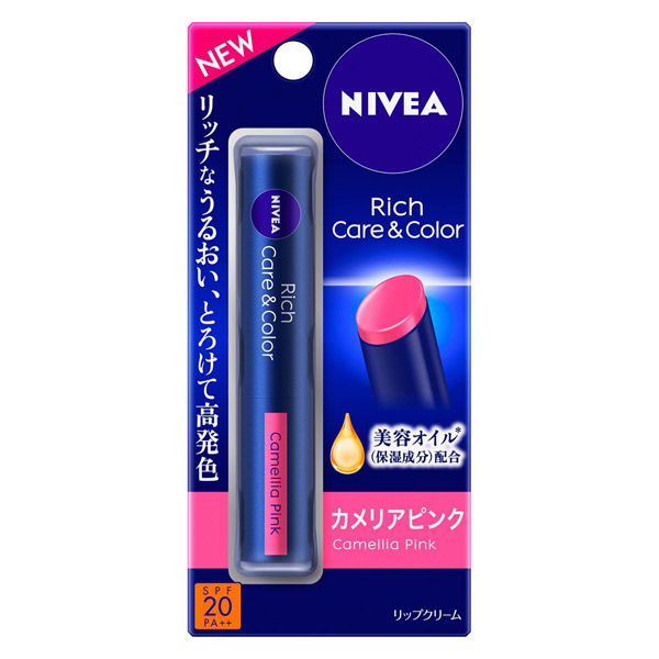 Nivea Rich Care & Color Lip Camellia Pink 2g SPF20 / PA ++