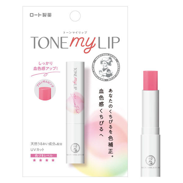 Mentholatum Tone My Lip Blossom Pink