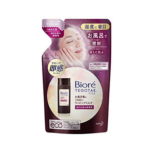 Kao Biore TEGOTAE Bathroom Moisturizing Wrapping Milk All-in-One Refill 130ml