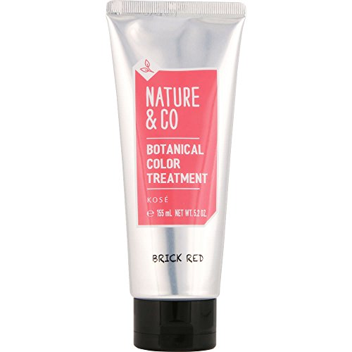 KOSE Nature and Co Botanical Hair Treatment BRICK RED 01 150g