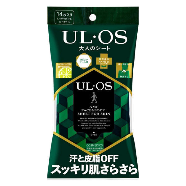 Otsuka Pharmaceutical UL・OS Otona no Sheet Citrus Herb Fragrance 14 Sheets