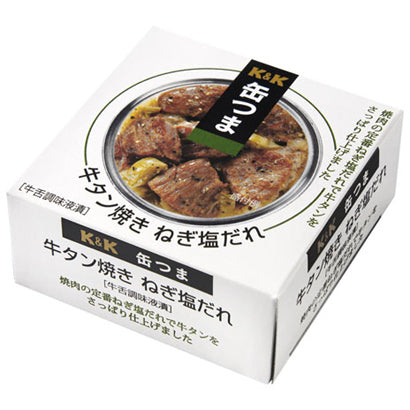 Kokubun Canned Nibbles Grilled Beef Tongue with Green Onion Salt Sauce 60g