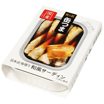 Kokubun Canned Nibbles Japanese Sardine 105g, caught in the sea around Japan