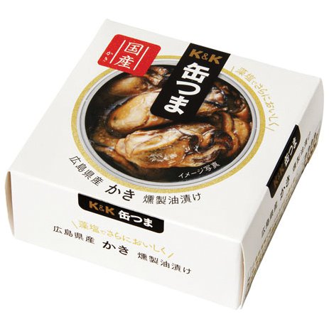 Kokubun Canned Nibbles - Hiroshima Prefecture Oysters in Smoking Oil 60g-4901592891266